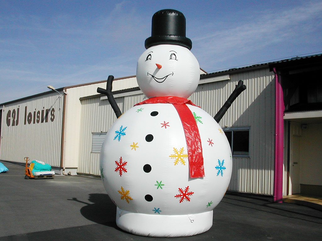 Bonhomme de neige gonflable 215 cm - Ozlaloc